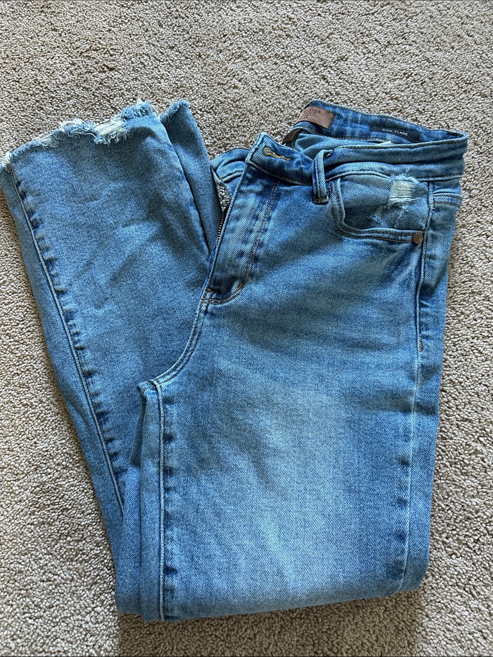 Judy Blue Women's Kick Flare Crop Jeans